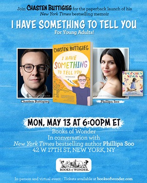 Phillipa Soo and Chasten Buttigieg to Appear at Books of Wonder